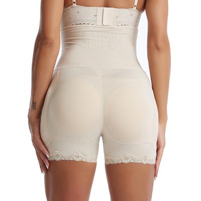 China High Waist Antibacterial Slimming Corset Hip Pads Shapewear For Women Body Shaper With Padded Butt And Hips Front Hooks Frim Control for sale