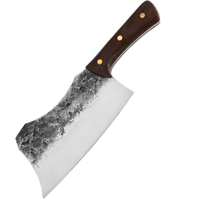 China Sustainable High Quality Durable 7.25 Inch Meat Cleaver Knife Hand Forged Boning Cleaver Knife for sale