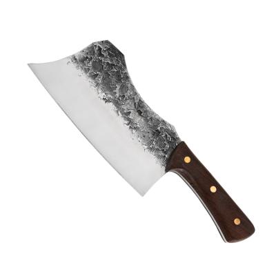 China Durable High Quality 7.25 Inch Stainless Steel Meat Cleaver Knife Hand Forged Boning Knife Cleaver for sale