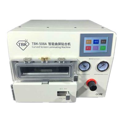 China TBK Machine Repair Shops Newest Big Size 5 in 1 Debubbler LCD Vacuum Laminating Machine for Tablet and Edge Screen for sale