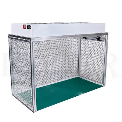 China Newest Mini Machinery Repair Shops Anti-static Aluminum Dust Protected Room For Mobile Phone Repair Working for sale