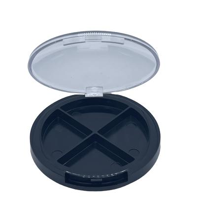 China Recycled Materials Wholesale Fashion Plastic Empty Makeup Powder Compact Case For Eyeshadow for sale