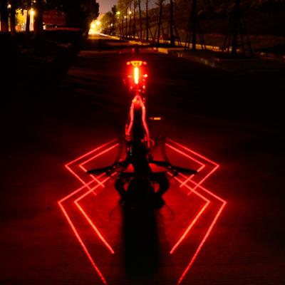 China Original IP55 Laser LEDBIKE CE/ROHS Function ABS LEADBIKE CE/ROHS Function Laser LED Bike Bicycle Additional Tail Light With One Year Warranty for sale