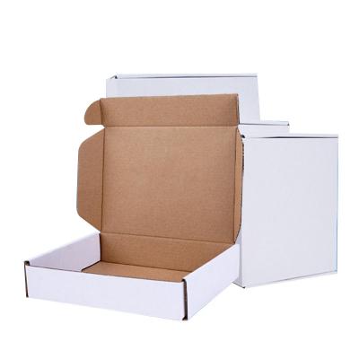 China Recycled Materials Factory Direct Custom Large Color Printed Folding White Corrugated Cardboard Kraft Paper Shipping Mailer Boxes for sale