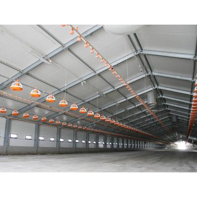 China Steel Chicken Shed Design Construction Steel Structure Prefab Cow Shed Manufacturers for sale