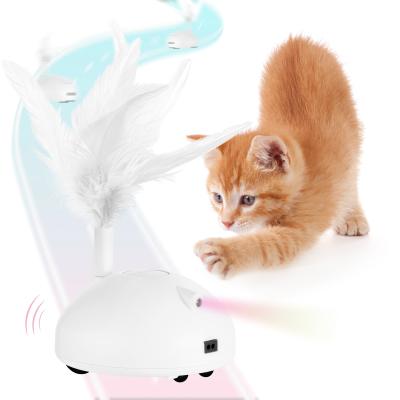 China Custom Viable Interactive Cat Toys For Indoor Colorful Light Mobile Cat Toys for sale