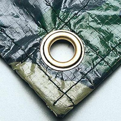 China Tear-resistant waterproof UV treated woven fabric factory price pe tarpaulin with pp rope and aluminum eyelet for sale