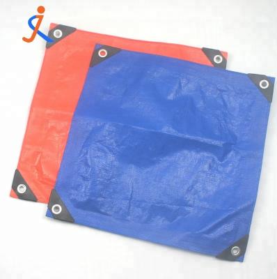 China Durable Waterproof Water Resistant China PE Blue Orange Tarpaulin For Truck Cover for sale