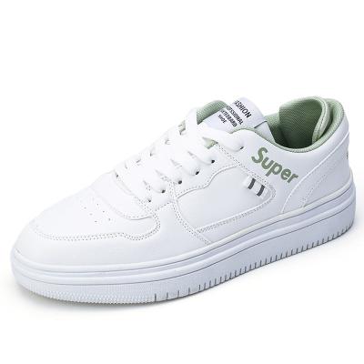 China Simple wear-resistant men's sports shoes 2022 new fashion white rubber casual shoes for sale