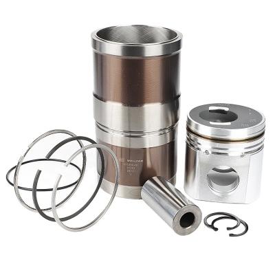 China Auto Engine Parts Engine auto Parts Liner Kit piston cylinder liner piston ring For Cummins 6CT for sale