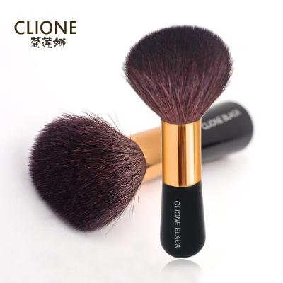 China Angular Blush Portable Mini Travel Premium Private Label Goat Hair Fluffy Hair Powder Makeup Brush Single Type #304 for sale