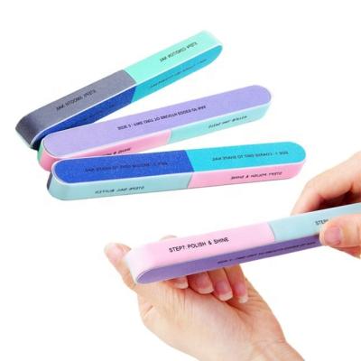 China Durable Custom Design Nail File Sanding Seven-sided File Nail Polishing Tools for sale