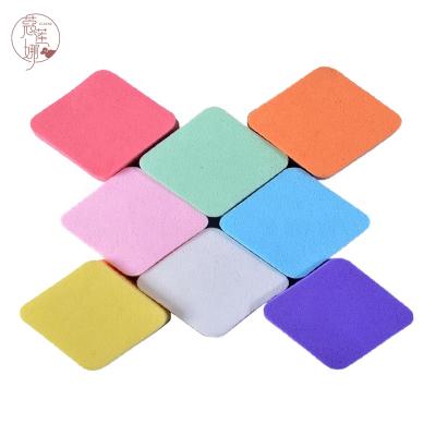 China Non Colored Makeup Egg Latex Makeup Sponge Single Face Blender Colorful Sponge With Flat Sponge Makeup for sale