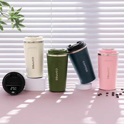 China Wholesale Printed Disposable Coffee Cup Mugs Stainless Steel Travel Camping Smart Mug for sale