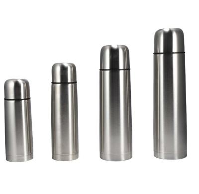 China Luxury Eco - Friendly Stainless Steel Double Wall Vacuum Flask Insulated Thermos Bullet Shape Water Bottle for sale