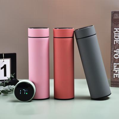 China Luxury High Quality 450ml Vacuum Flask Led Temperature Display Smart Water Bottle for sale