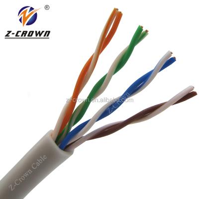 China CCA/CCU/Because Made In China Best Price Bare Copper UTP Cat5e Ethernet Cable Pass Test 1000ft/Box for sale