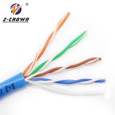 China Copper/CCAG/CCA Bare 100mbps 0.45mm 305M Indoor And Outdoor Rj45 Lan Cable 23/24Awg 4 Pair 0.5-0.56Mm Utp Network Cable For Cat5 Cat5E Cat6 Cable for sale