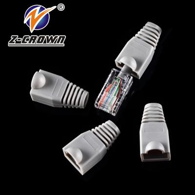 China modular socket 8p8c socket RJ45 cat5e cat6 cat7 dust cover truss ZC-RJ5U1 for sale