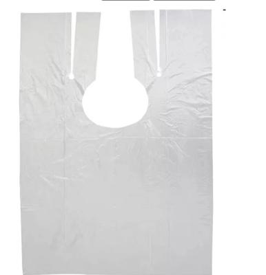 China Fashion Salon Apron Hairdresser SANITARY Disposable Apron for sale