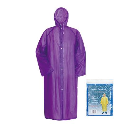 China Hot Sales 100% Waterproof Adult Reusable Long Waterproof PVC Raincoat/Rain Jacket for sale