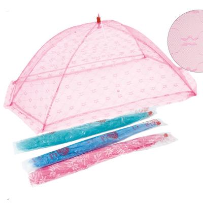 China Beautiful Folded Mesh Flower Crib Mosquito Netting for sale