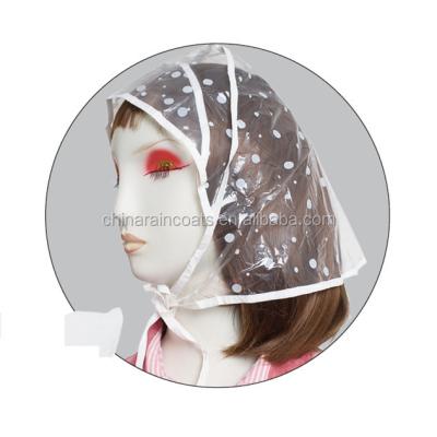 China Wholesale Character Fashion Plastic Rain Hood for sale