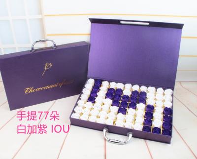 China Hand Made Wholesale Mother's Day Gift Immortal Rose Flower Immortal Gift Box Of I Love You Day for sale