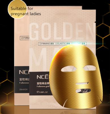 China Hot OEM Private Label 24k Gold Face Care Moisturizer Hydrating Facial SheetMask Nourishing for sale