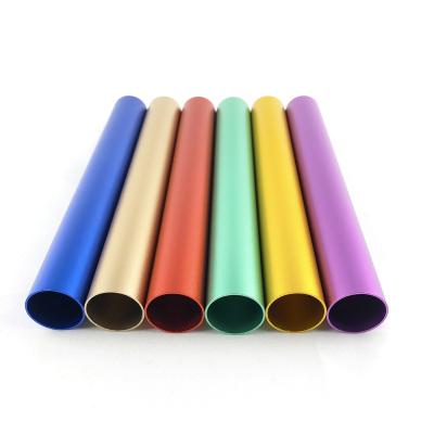 China Machine Support Customization Aluminum Anodizing Pipe Anodized Aluminum Pipe 6061 Anodized Aluminum Pipe 15mm for sale