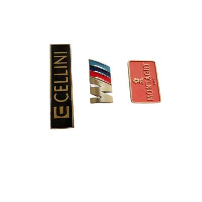 China Europe gold logo plate metal plates brand logos for handbag plate logo for sale