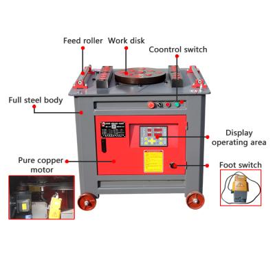 China Retail GW42 Reinforcing Steel Bar Automatic Rebar Rebar Bender Deforrmed ​​Bending Machine for sale