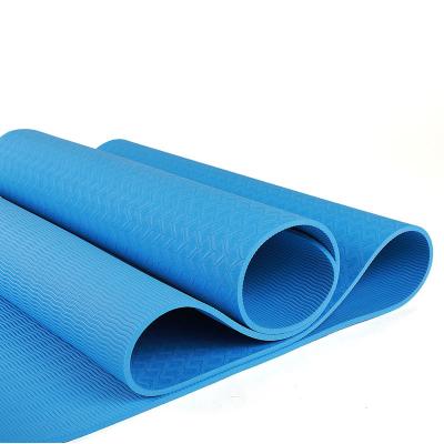 China Tape Fitness Yoga Mat Beginner Single Layer Non-Slip Yoga Mat for sale