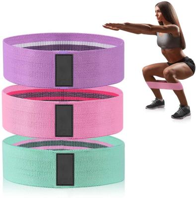 China Polyester Fabric Deep Squat Pilates Yoga Band Resistance Band High Quality Custom Printed Logo Latex Resistance Bands Resistance Bands 11Pcs for sale