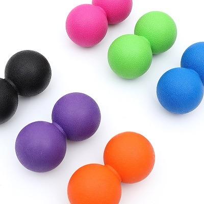 China 2022 Hot Selling Custom Mini Massage Roller Ball Peanut Fitness Yoga Band or Foot Shoulder Muscle Back Massage Ball for sale