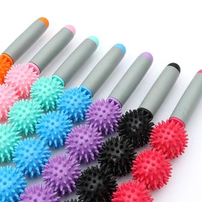 China New Good Selling Home PVC Fitness Massage Stick Muscle Roller Stick Fitness Exercise Massage Roller Stick for sale