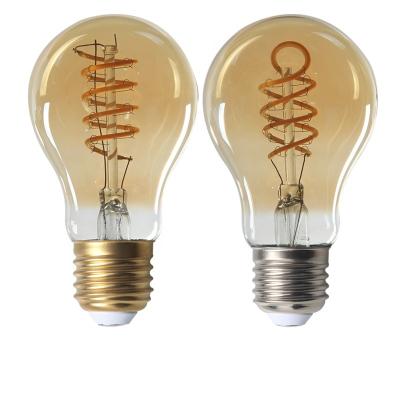 China LITUO China factory luxury spiral filament led filament lamp A60 led decorative bulbs for sale