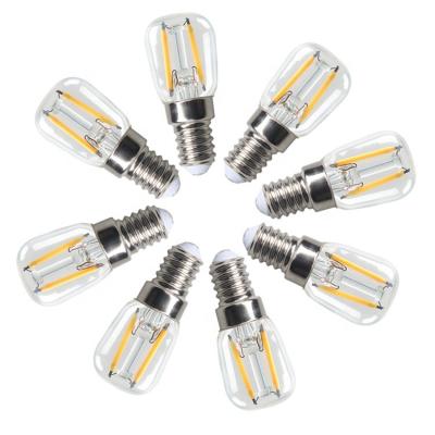 China Cupboard T26 ST26 T25 T22 LED 0.5W 1W 1.5W 2W Fridge / Fridge Light Bulb Dimmable Led Filament Bulb 2200k-4000k for sale