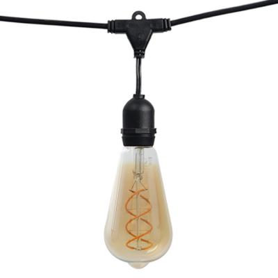 China Residential 2W 4W 6W Dimmable Led Filament Bulb ST64 E26 E27 B22 Vintage Edison Light Bulb for sale