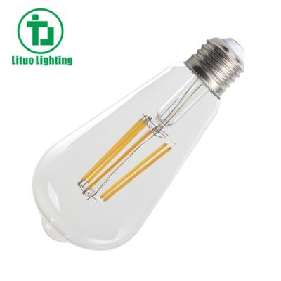 China ST64 C35 G40 G45 A60 G80 G95 G125 LED Vintage Filament Residential Light Bulbs for sale