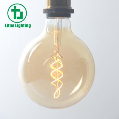 China Smokey Vintage Edison G125 LED Filament Light Bulb Residential Decoration Led Bulb Filament for sale