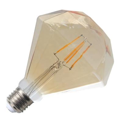 China Edison Glass Filament Light Bulb Residential Colorful Tinted Decorative Star G80 Diamond G80 Light Bulb ST64 for sale