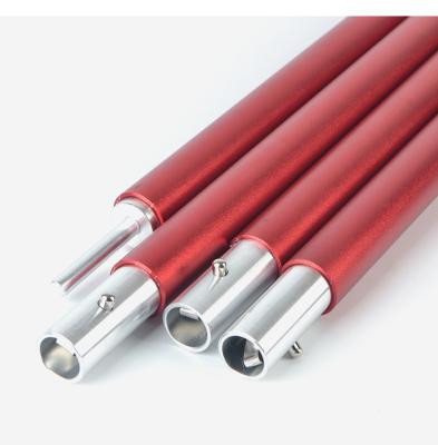 China Tent Pole 7001-T6 Customized Collapsible Collapsible Extendable Telescopic Aluminum Camping Tent Pole for sale