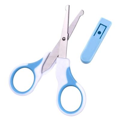 China Safety PS+stainless steel scissors different types for baby care kit for sale