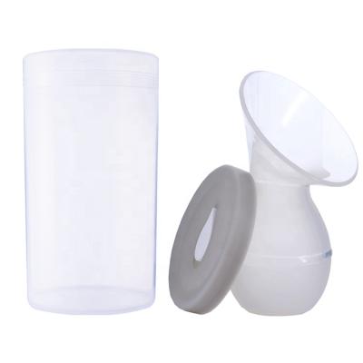 China 2021 Silicone Amazon Success BPA Free Clear Box Bottle Manual Breast Pump Breastfeeding Collector for sale