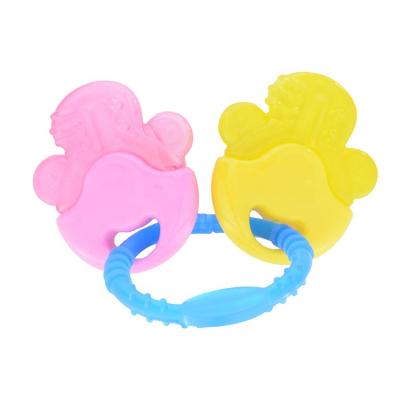 China New Design Non-Toxic BPA Free Teether Ring Water Filled Baby Teether for sale