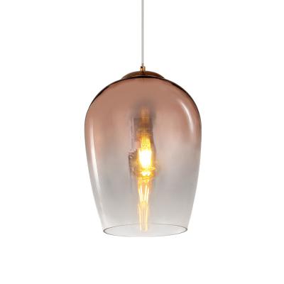 China Wholesale Price Modern Design Hotel Restaurant Indoor Glass Chandelier Modern Pendant Lamp for sale