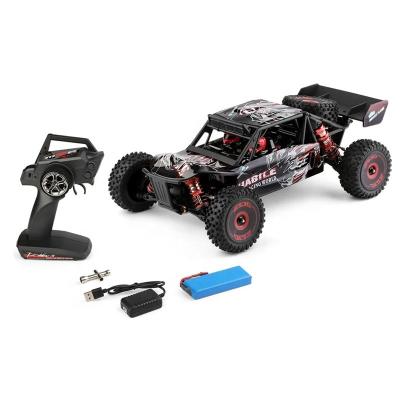 China RC Hobby New Arrival WLTOYS Scale 2.4GHz 1/12 4WD RC Car Off Road Vehicle 75KM/H Alloy Chassis Radio Control Electric Buggy for sale