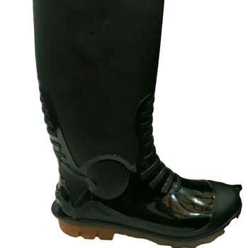 China Recyclable Cheap Price Water Proof Boot Black PVC Rubber Boot for sale