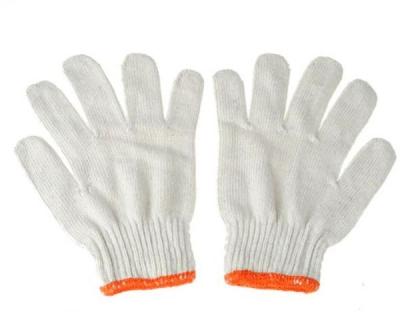 China Manufacturer Breathable Supply 10G Laundered White Cotton Work Gloves for sale